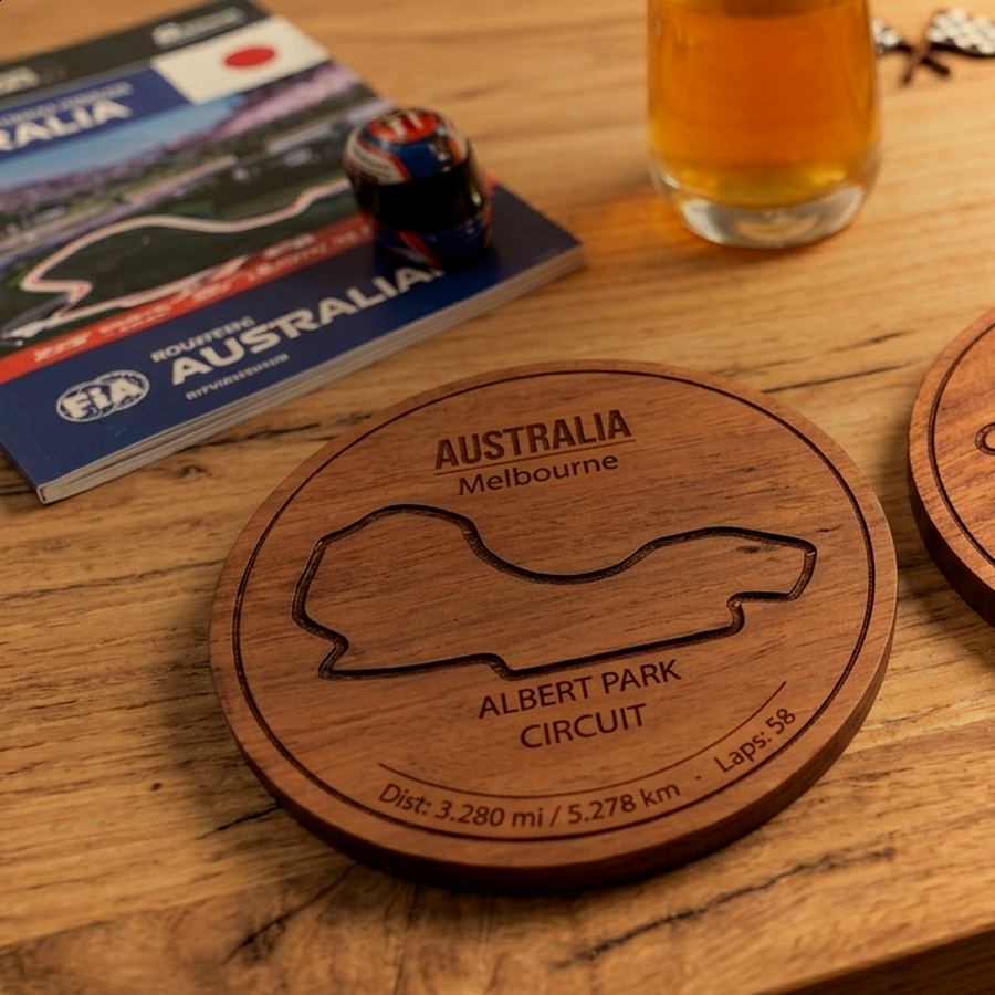 Formula 1 racing circuit coaster design