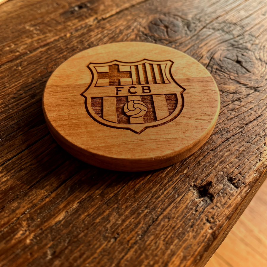 Barcelona FC soccer coaster design