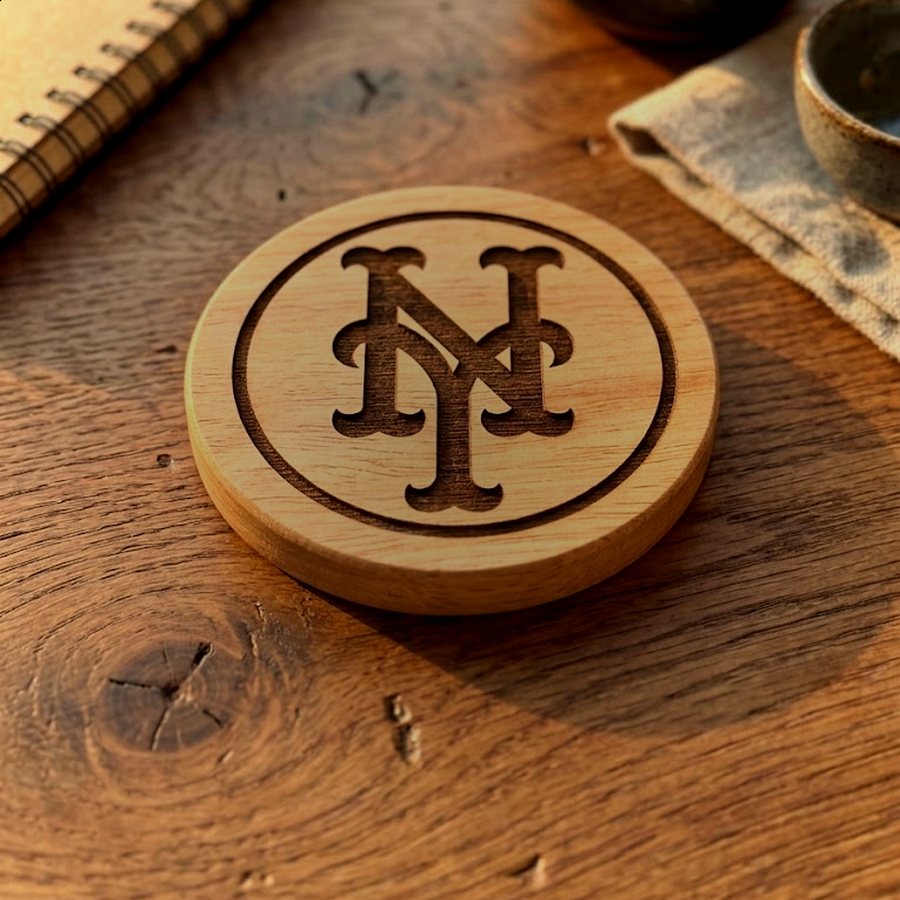 Sports team logo coaster design